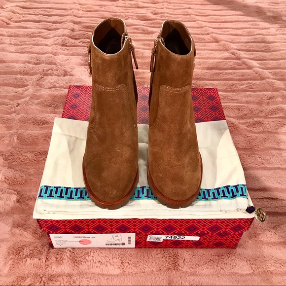 NWT Tory Burch Sophia 85mm Lug Sole Booties - Picture 6 of 8